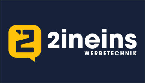 Logo der Firma 2ineins Werbetechnik GmbH, Bösel