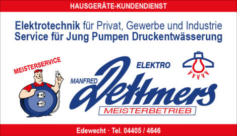 Logo der Firma Elektro Manfred Dettmers
