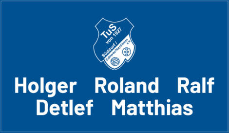 Holger, Roland, Ralf, Detlef, Matthias (TuS)